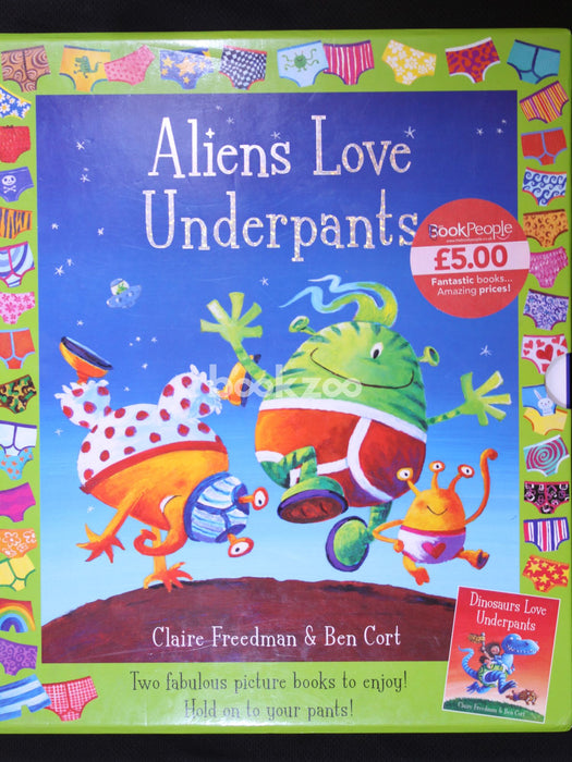 Aliens & Dinosaurs Love Underpants Collection - 2 Books