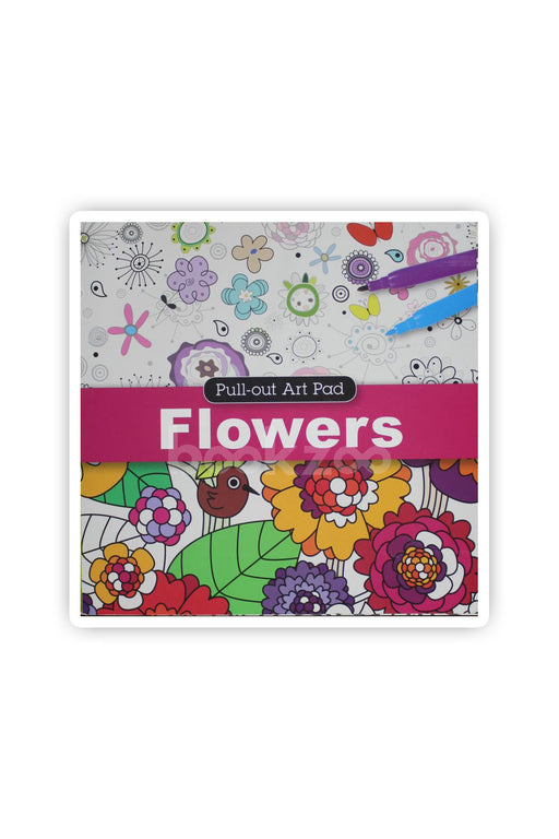 FLOWERS PULL OUT ART PAD