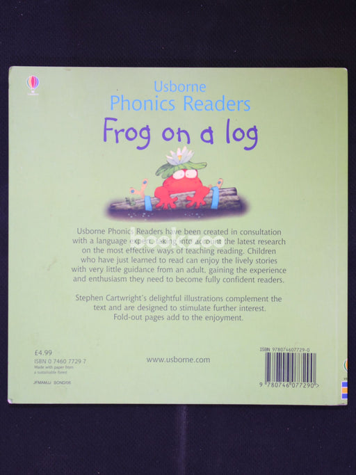 Frog On A Log Phonics Reader