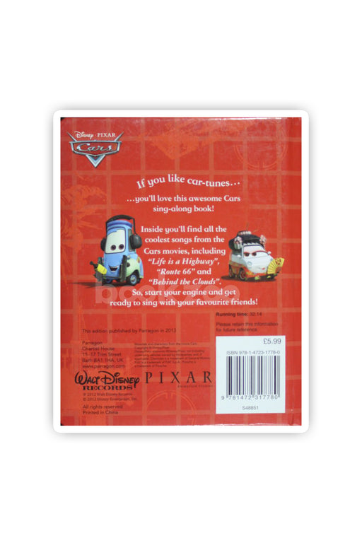 Disney Cars Sing-Along Book & CD