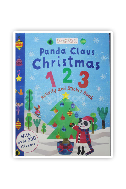 Panda Claus Christmas 123 Sticker Activity Book