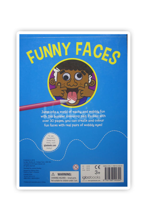 Funny Faces Colouring Book