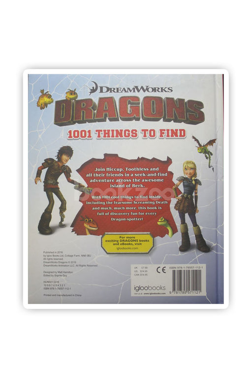 Dreamworks Dragons: 1001 Things to Find