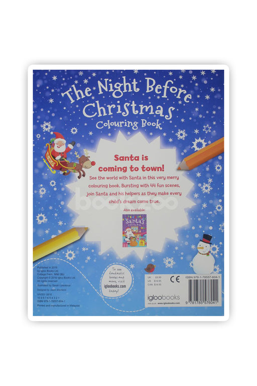 The night before christmas colouring book