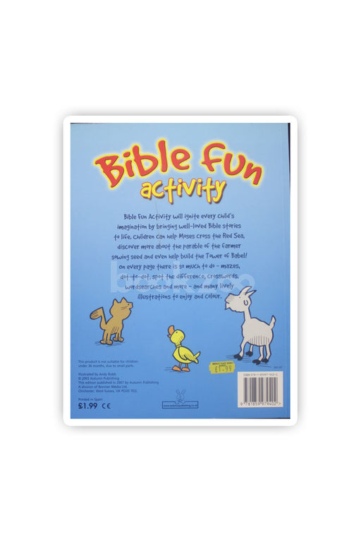 Bible fun activity