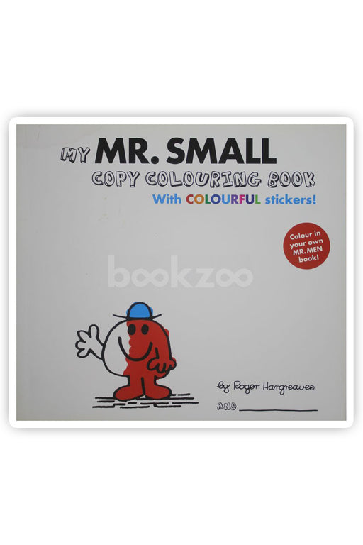 My mr.small copy colouring book with colourfull stickers!