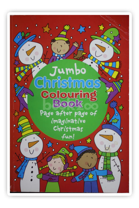 Jumbo christmas colouring book