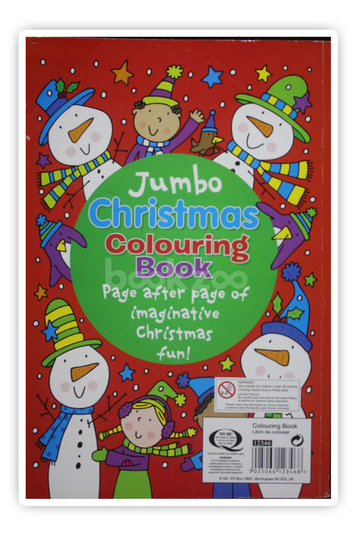 Jumbo christmas colouring book
