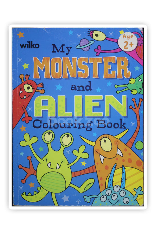 My monster and alien colouring book