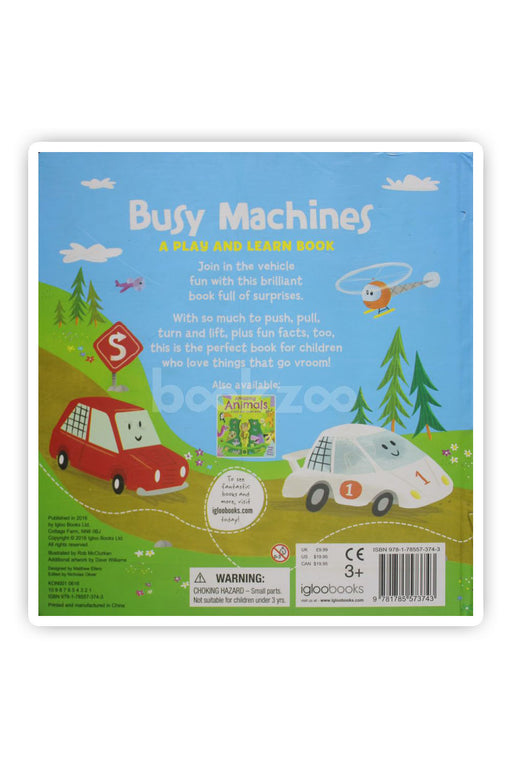 Busy machines - A play and learn book