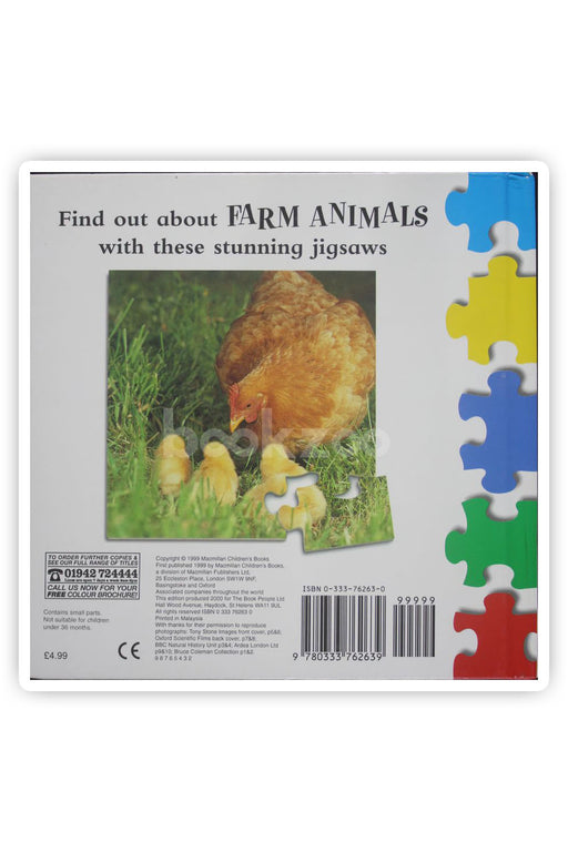 Farm Animals: A Book With Five 12 Piece Jigsaws