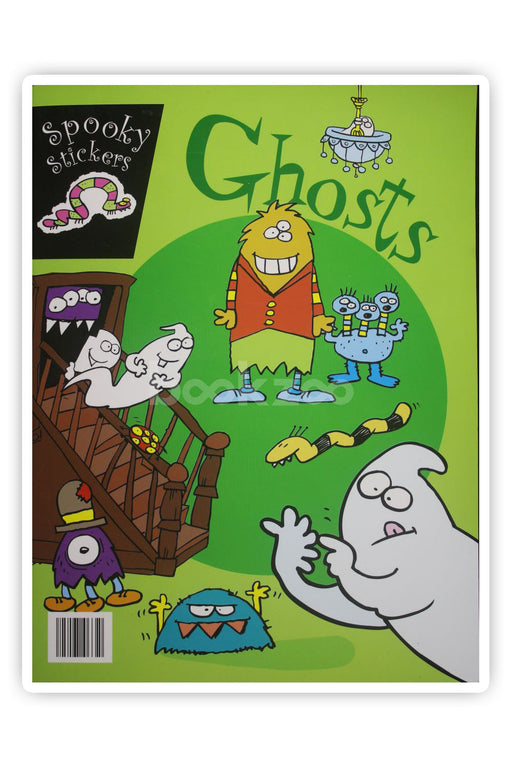 Ghosts spooky stickers