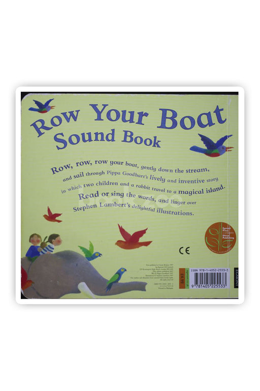 Row Your Boat Sound Book