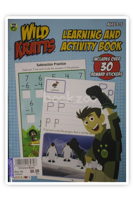 Wild kratts learning and activity book