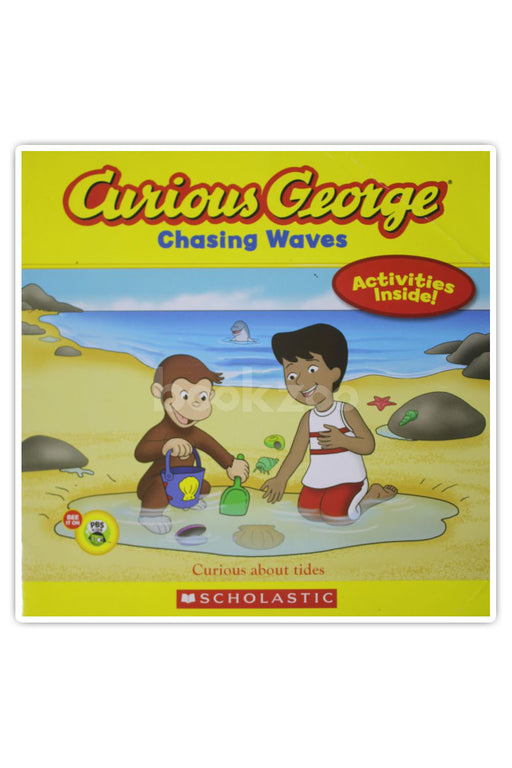 Curious George chasing waves