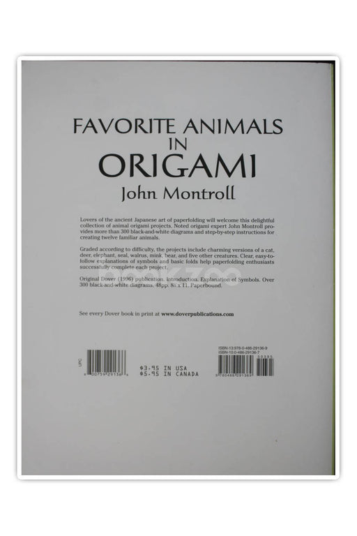 Favorite Animals in Origami