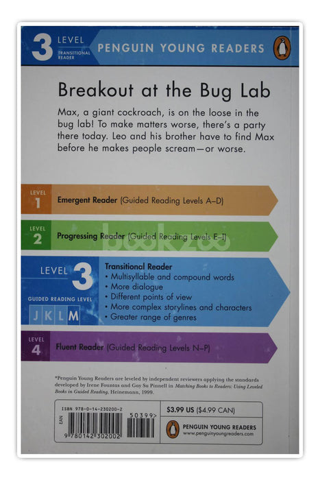 Buy Penguin young readers-Breakout at the bug lab-Level 3 by Ruth ...