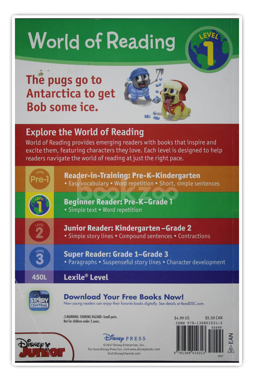 World of reading-Puppy Dog Pals Ice, Ice, Puggy-Level 1