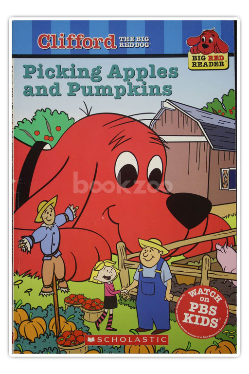 Big red reader-Picking apples and pumpkins