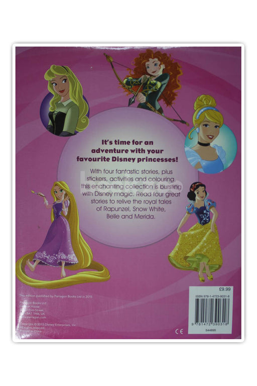 Disney Princess Collection: 4 Royal Stories, Over 100 Stickers Plus Colouring and Activities!