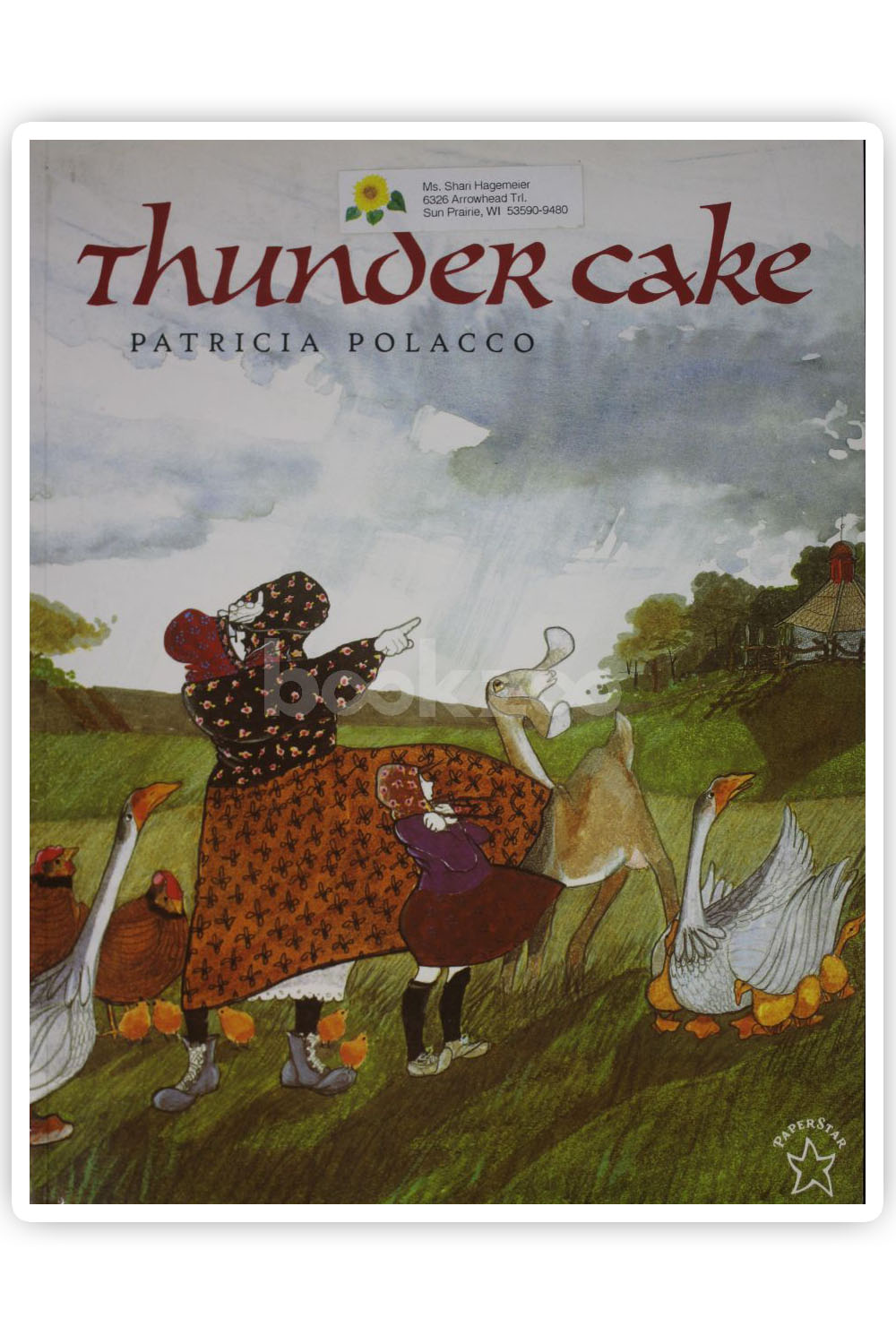 Thunder Cake Book and Recipe  Teach Beside Me