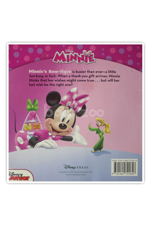 Disney Minnie Wishing on a Bow
