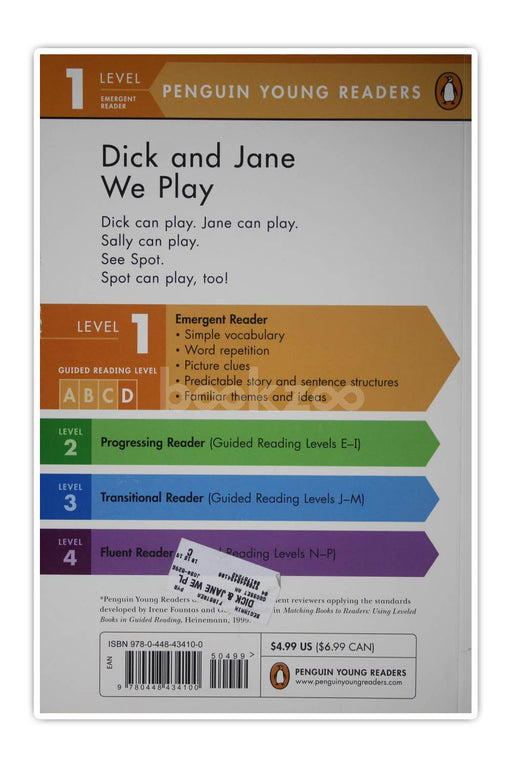 Penguin young readers-Dick and Jane We Play-Level 1