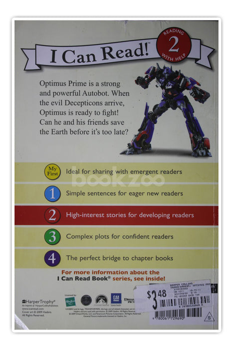 I can read-I Am Optimus Prime(Transformers)-Level 2