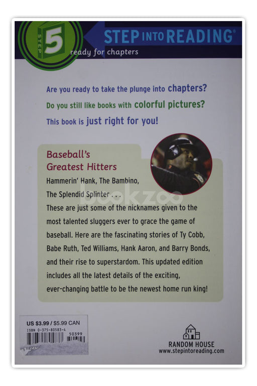 Step into reading ; Baseball's greatest hitters Level 5