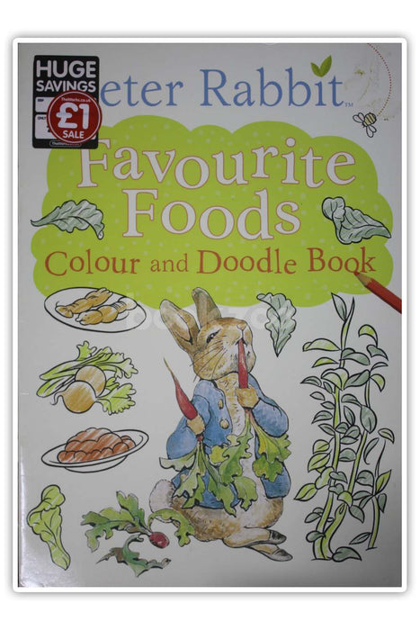 Peter Rabbit: Favourite Foods Colour and Doodle Book