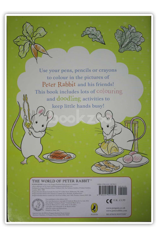 Peter Rabbit: Favourite Foods Colour and Doodle Book