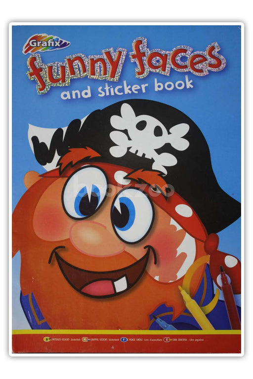 funny faces and sticker book
