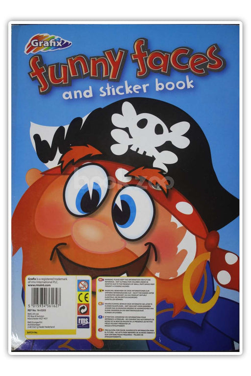 funny faces and sticker book
