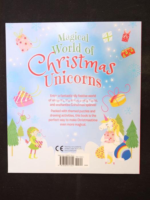 Magical world of christmas unicorns