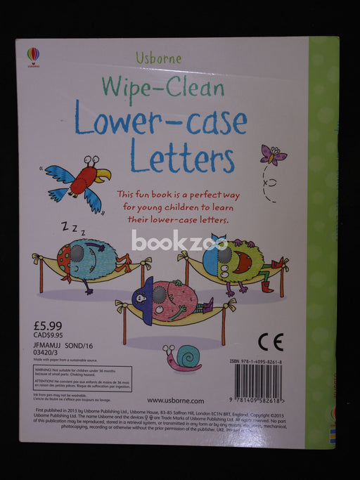 WIPE CLEAN/LOWER CASE LETTERS