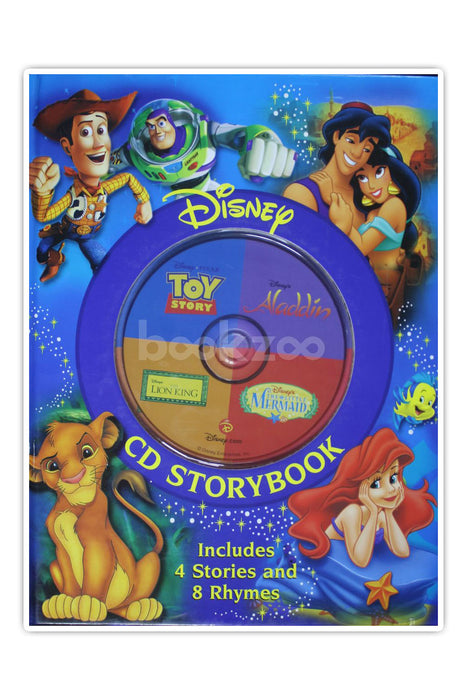 Disney CD story book-Includes 4 stories and 8 rhymes