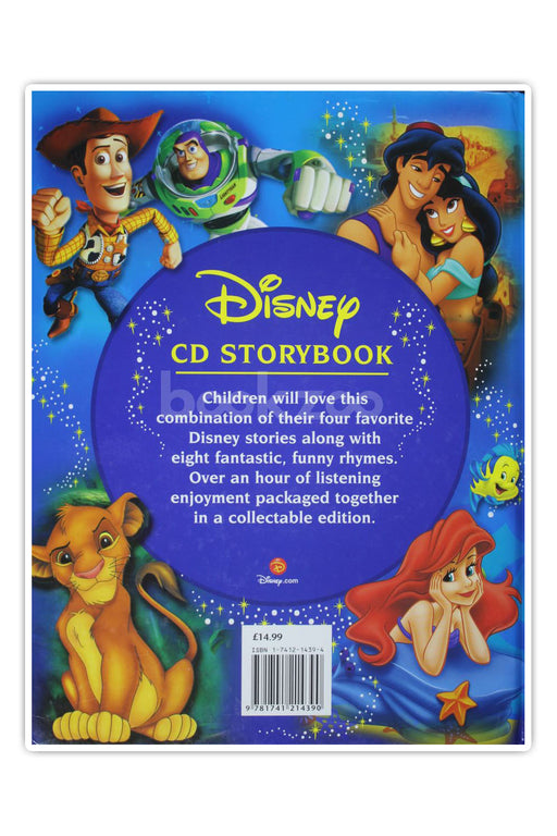 Disney CD story book-Includes 4 stories and 8 rhymes