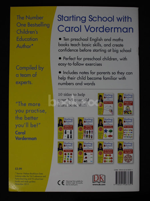 Buy Starting School With Carol Vorderman 10 Minutes A Day Maths At buy-starting-school-with-carol-vorderman-10-minutes-a-day-maths-at