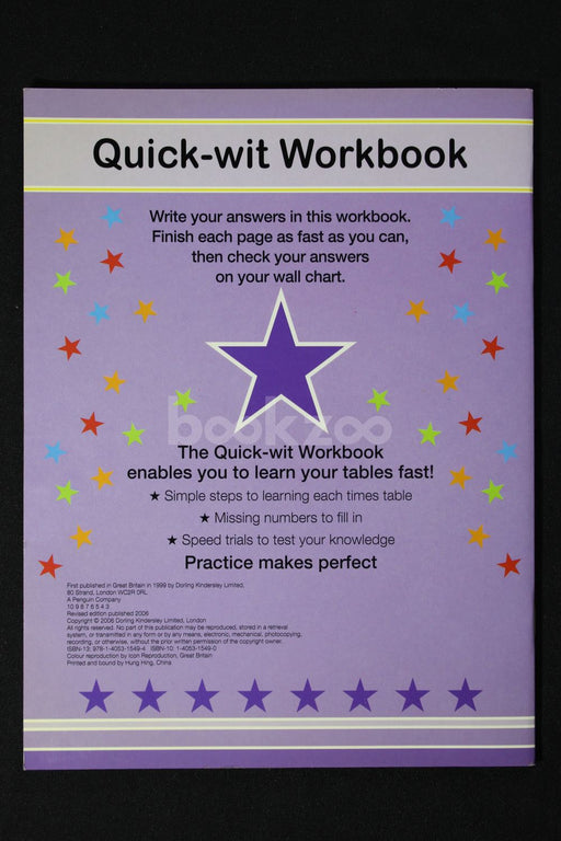 Quick wit workbook Times tables easy