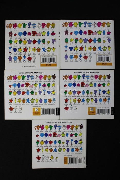 The Mr. Men Collection Set of 5 small books(Number 6-10)