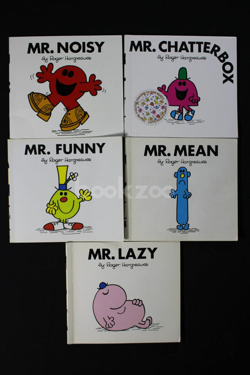 The Mr. Men Collection Set of 5 small books(Number 16-20)
