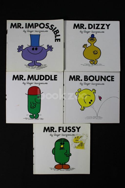 The Mr. Men Collection Set of 5 small books(Number 21-25)