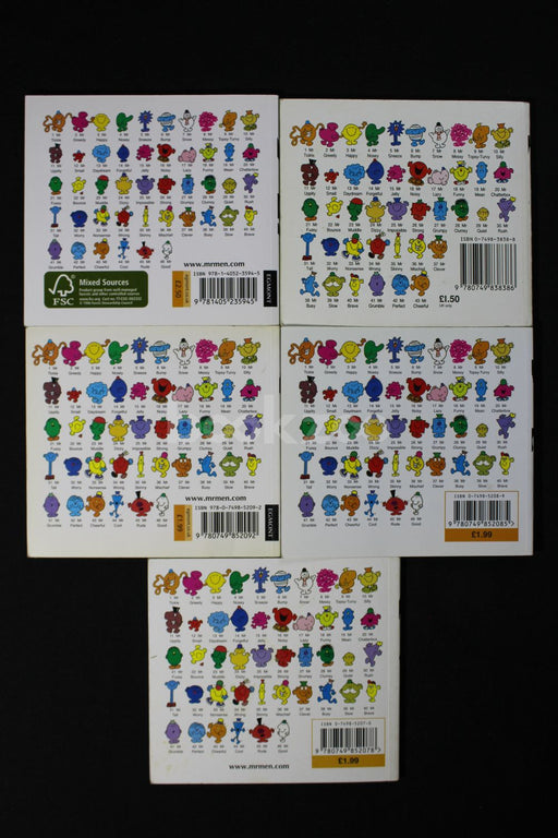 The Mr. Men Collection Set of 5 small books(Number 26-30)