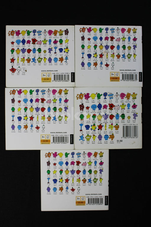 The Mr. Men Collection Set of 5 small books(Number 31-35)