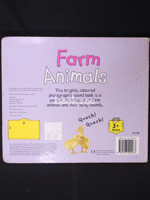 Farm Animals (3 Sound Bar Book Photographic)