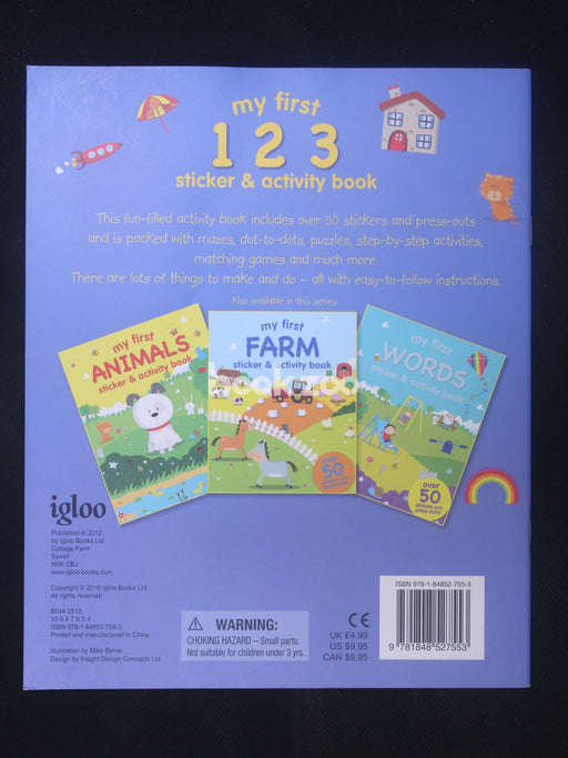 My First: 123 (Sticker and Activity Book)