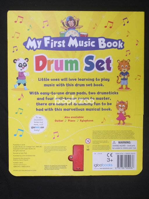 My First Music Book: Drum Set (Sound Book)