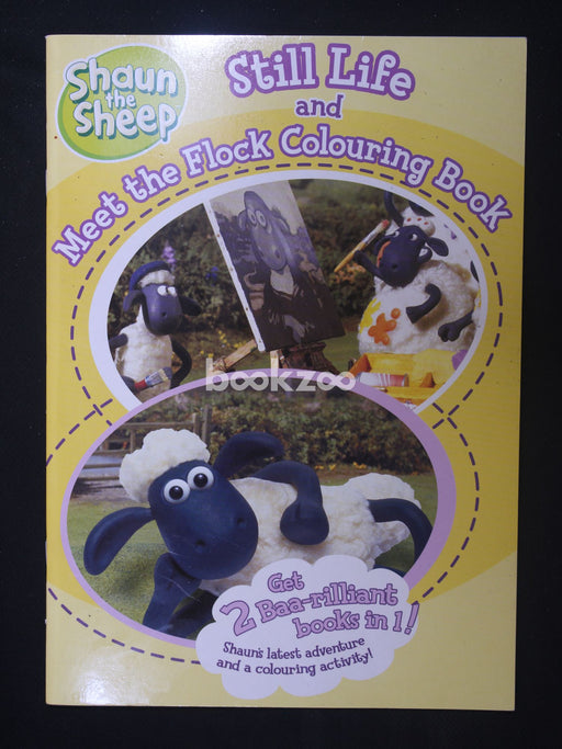 Shaun the Sheep Still Life and Meet the Flock Colouring book