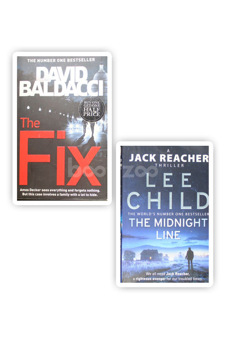 Lee Child : The midnight line/David Baldacci : The fix