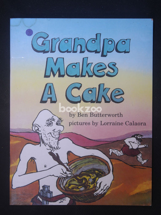 Grandpa makes a cake